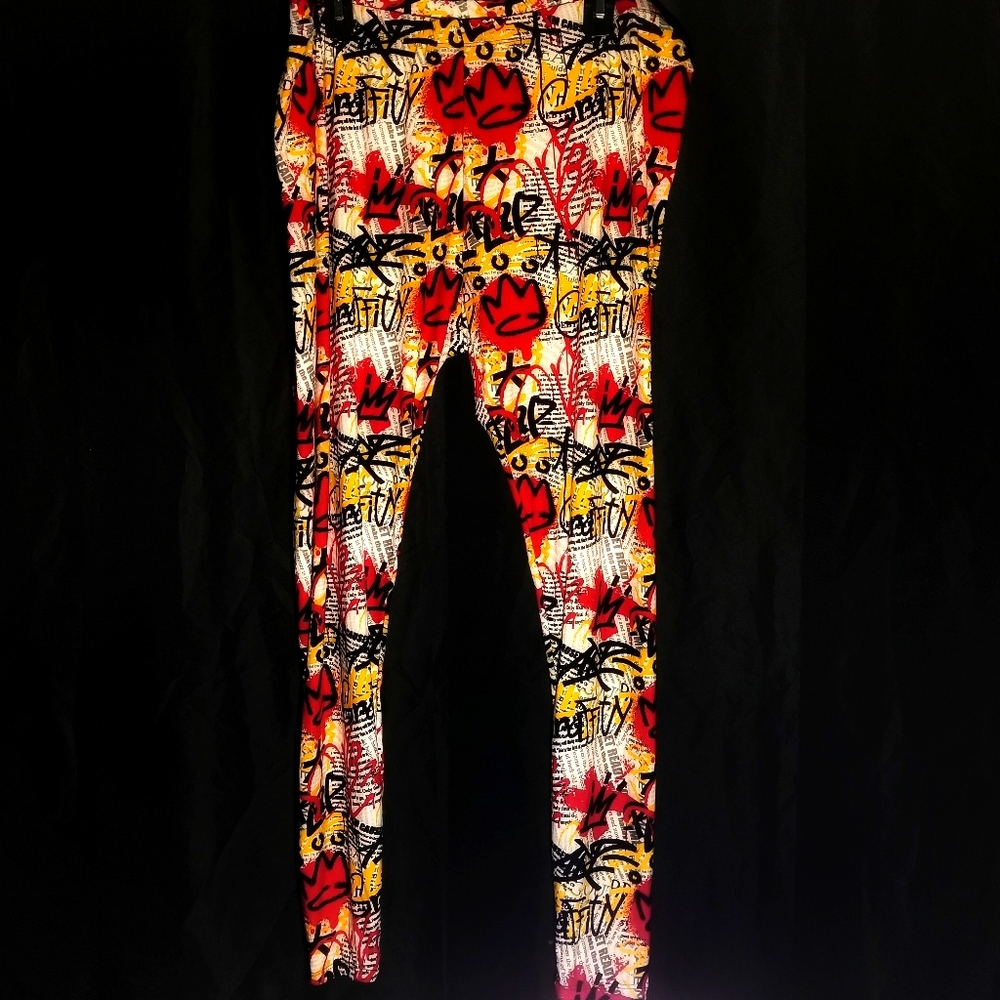 Eye candy multi colored leggings